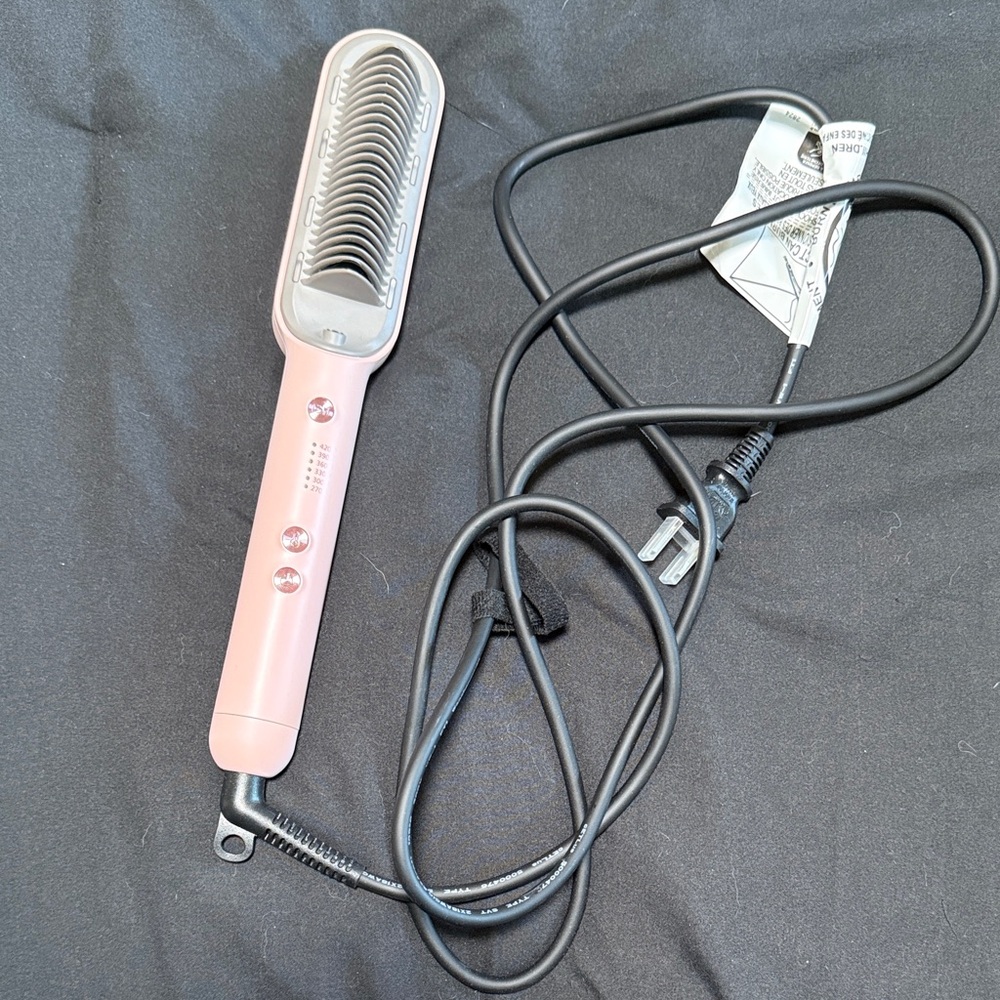 Wavytalk Pink Hair Straightening Brush